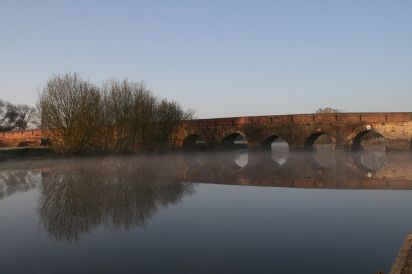 Great Barford Bridge.
Keywords: Landscape