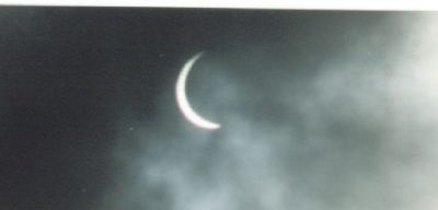 Eclipse
The eclipse took place in 1999 I took this in 
Milton Park near Abingdon in Oxfordshire
Keywords: England